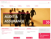 Tablet Screenshot of mileassociates.com